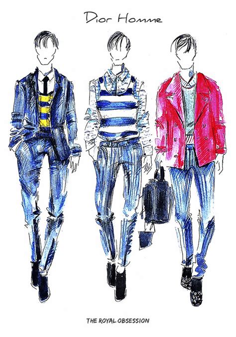 dior homme illustration